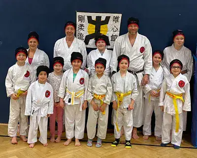 Karate-Gruppenbild, Goju Ryu Training Schüren