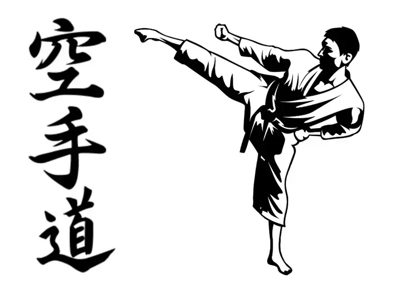 Karate-Banner mit Kanji „空手道“ – Goju Ryu Training in Dortmund-Schüren