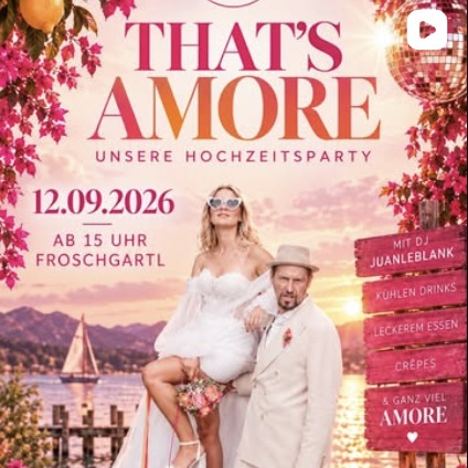 That’s Amore – Hochzeitsparty am 12. September 2026
