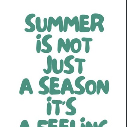 Summer is not just a season – Instagram-Post der Frösche